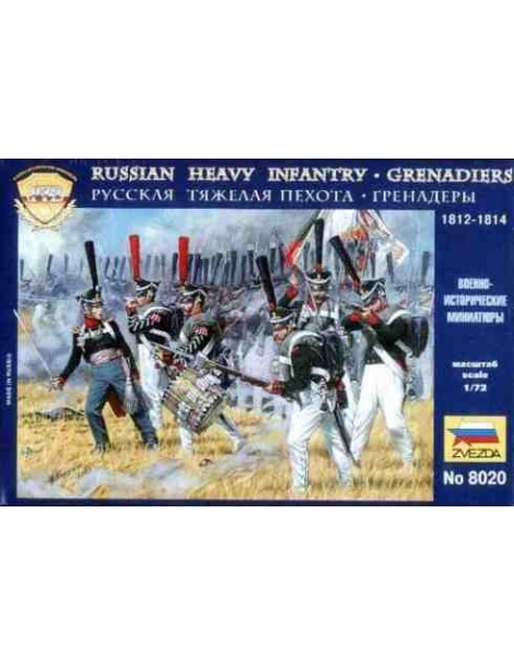 INFANTERIA RUSA GRANAdeROS 1812-1814. Modelismo Militar. Bilti Hobby.