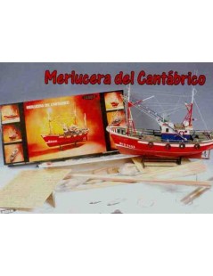 Maqueta MERLUCERA deL CANTABRICO. Bilti Hobby Modelismo Naval. Barco Estático.