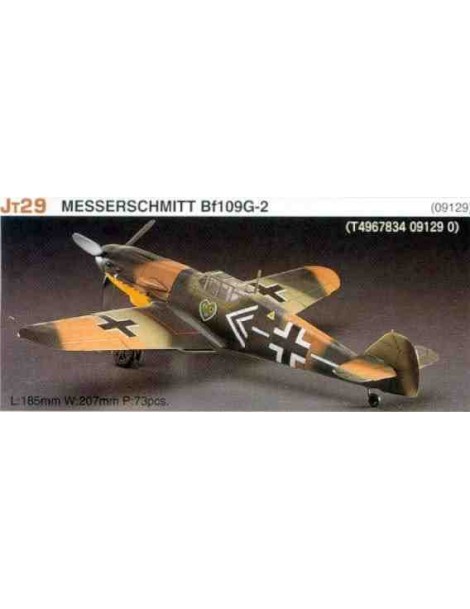 Avión Estático de Plástico, MESSERSCHMITT Bf109G-2 , Escala 1/48, fabricante Hasegawa. Modelismo Aviones Estáticos. Bilti Hobby.