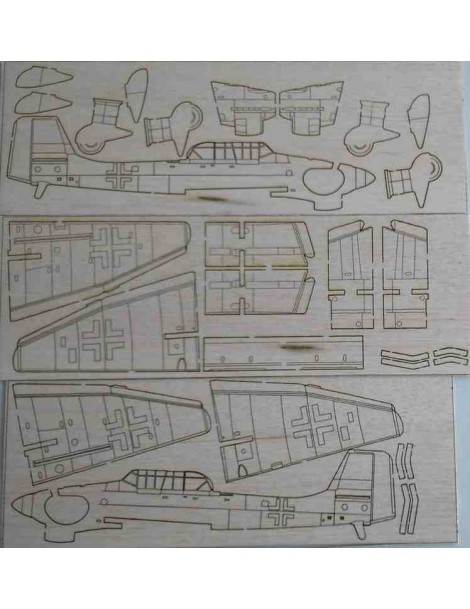 AVION MADERA BALSA JUNKERS Ju-87 STUKA