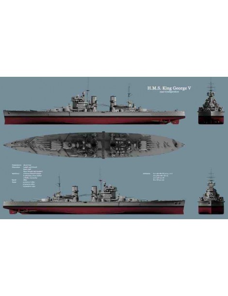 Planos Barco  HMS KING JORGE V