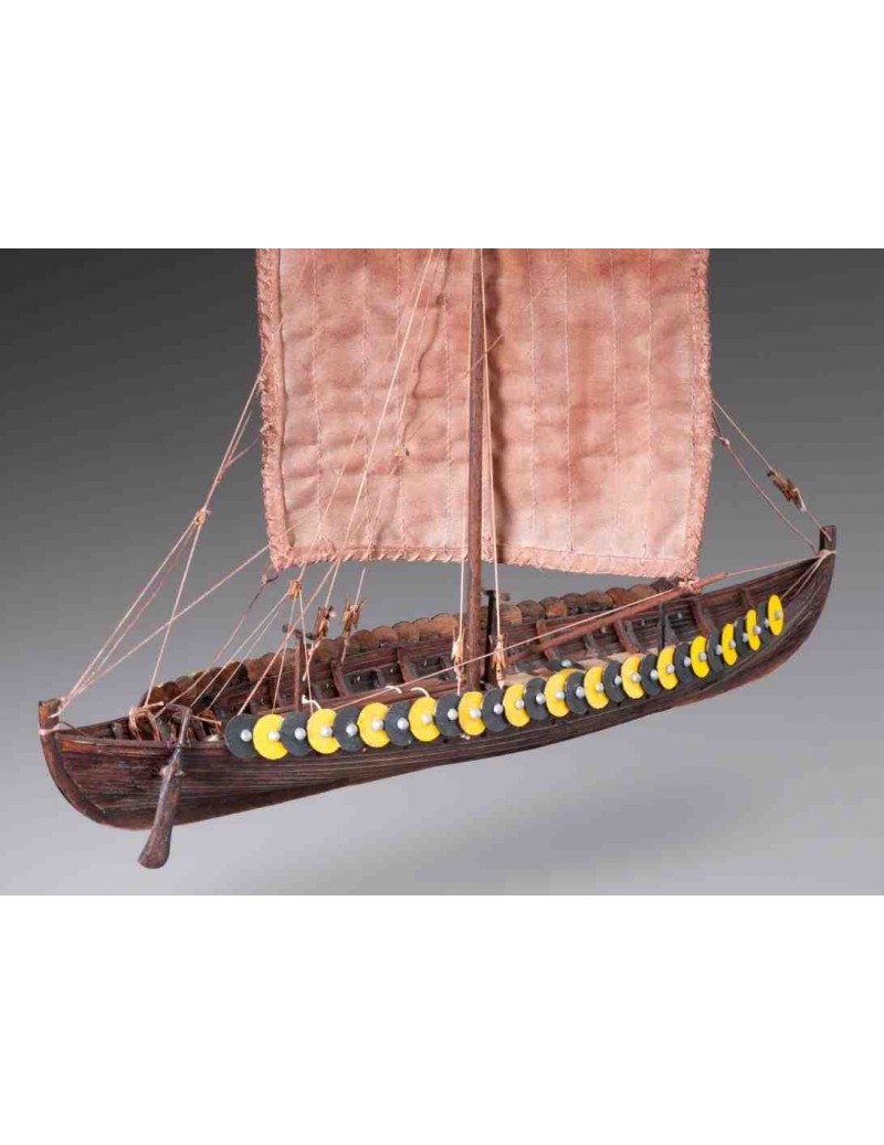 Barco Vikingo de Madera Escala 1:50