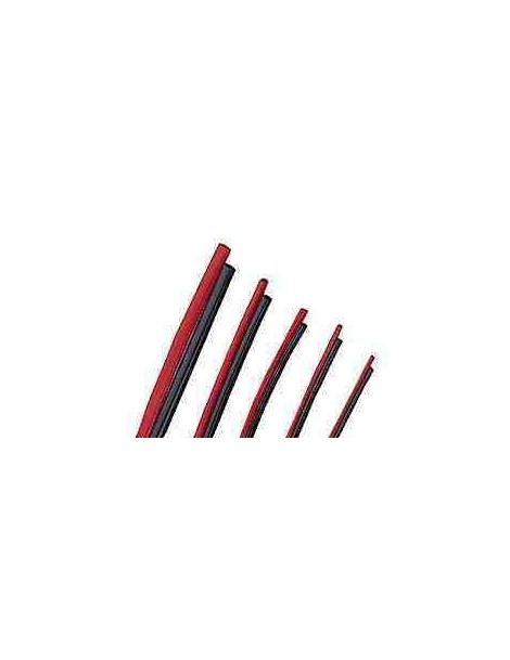 FundaTermorretractil 2 x 250 mm rojo + negro