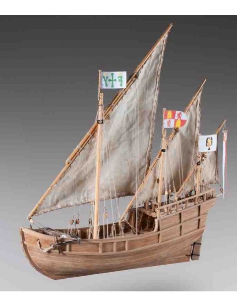 Barco Estático de Época en Madera, NAO NÑA 1492 , Escala 1/72