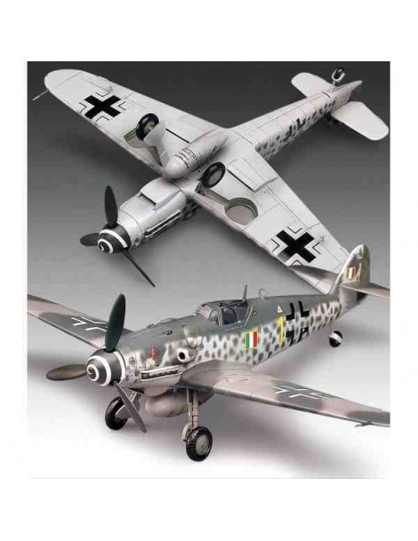 Avión Estático de Plástico, MESSERSCHMITT Bf109g-14 , Escala 1/48  fabricante Academy. Modelismo Aviones Estáticos. Bilti Hobby.