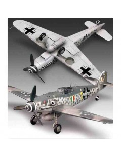 Avión Estático de Plástico, MESSERSCHMITT Bf109g-14 , Escala 1/48  fabricante Academy. Modelismo Aviones Estáticos. Bilti Hobby.