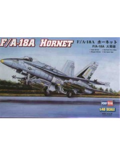 Avión Estático de Plástico, F/A-18A HORNET calcas Esp. Escala 1/48 fabricante Hobby Boss