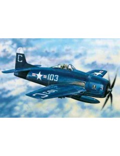 Avión Estático de Plástico, F8F-2 BEARCAT Escala 1/48 fabricante Hobby Boss