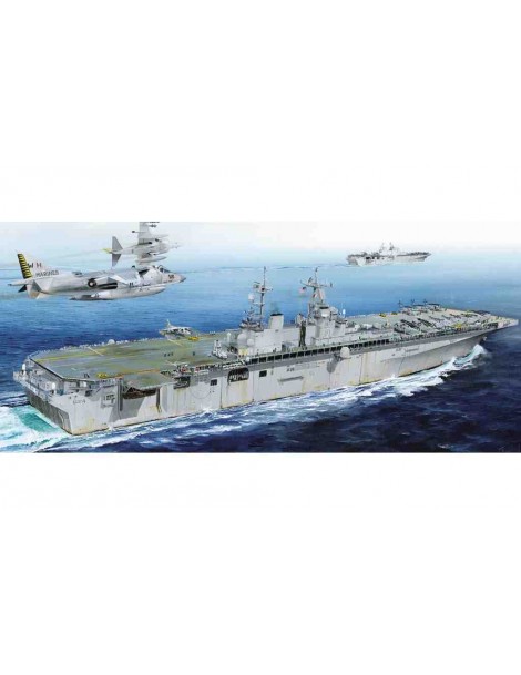 Barco Estático de Plástico, USS BO x ER LHD-4 Escala , Escala 1/700 fabricante Hobby Boss. Maqueta Barco Militar. Bilti Hobby
