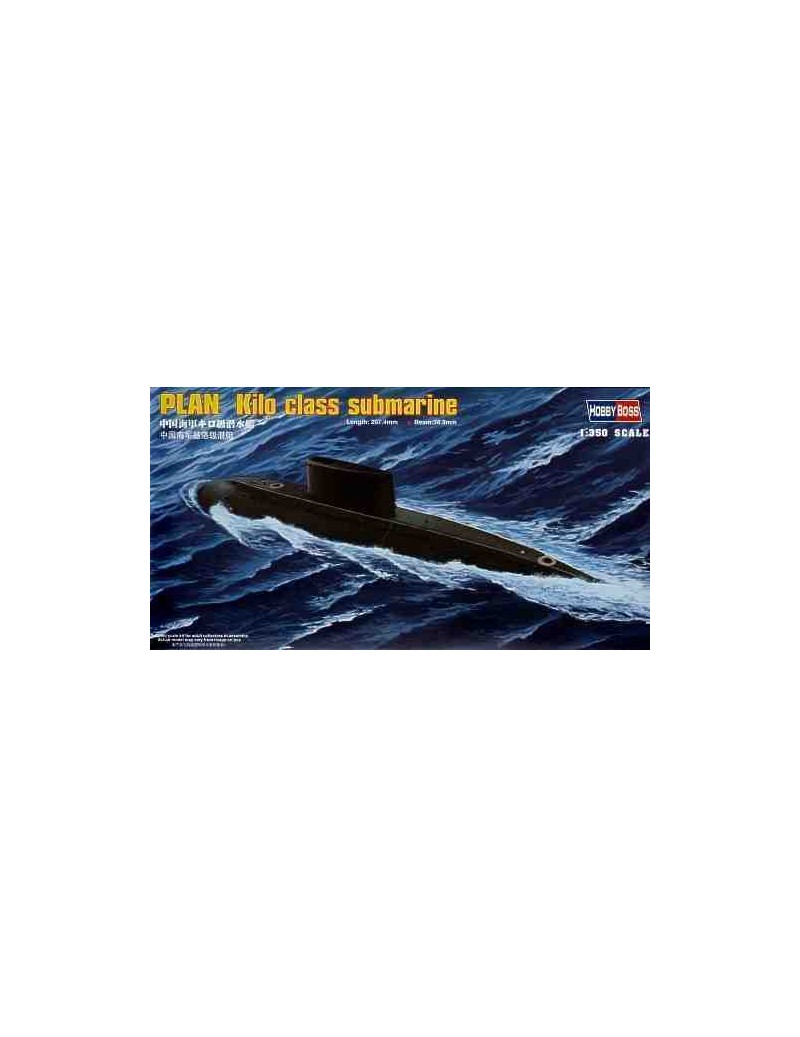 Submarino Estático de Plástico, KILO CLASS Escala 1/350 fabricante Hobby Boss. Modelismo Submarino. Bilti Hobby.