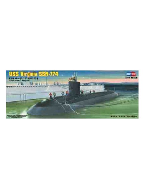 Barco Estático de Plástico, USS VIRGINIA SSN-774 Escala 1/350 fabricante Hobby Boss