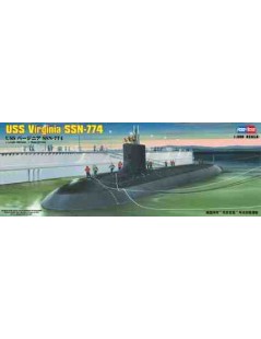 Barco Estático de Plástico, USS VIRGINIA SSN-774 Escala 1/350 fabricante Hobby Boss