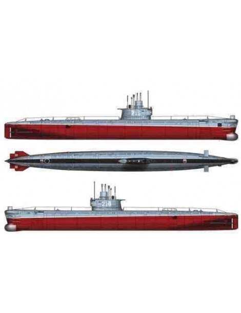 Submarino Estático de Plástico, PLA NAVy TyPE 033 y SH-5 Escala 1/350 fabricante Hobby Boss. Modelismo Submarino. Bilti Hobby.