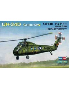 Helicóptero Estático de Plástico, UH-34D CHOCTAW Escala 1/72