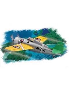 Avión Estático de Plástico, F4F-3 WILDCAT Escala 1/72. Modelismo Aviones Estáticos. Bilti Hobby.