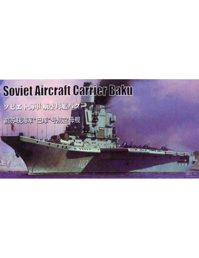 Barco Estático de Plástico, Portaaviones SOVIETICO BAKU Escala , Escala 1/700