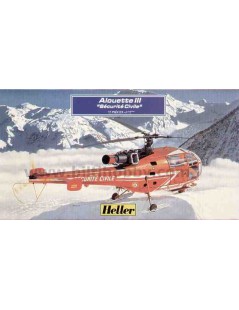 Helicóptero Estático de Plástico, HELICOPTERO SA316B ALOUETTE III SEGURITE CIVILE , Escala 1/72  fa