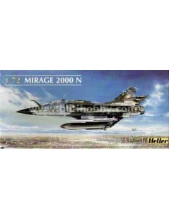 Avión Estático de Plástico, MIRAGE 2000N , Escala 1/72  fabricante Heller. Modelismo Aviones. Maqueta Avion.