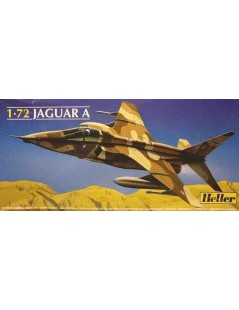 Avión Estático de Plástico, JAGUAR A , Escala 1/72  fabricante Heller. Modelismo Aviones. Bilti Hobby.