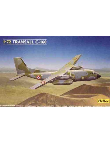 Avión Estático de Plástico, TRANSALL C160 , Escala 1/72  fabricante Heller