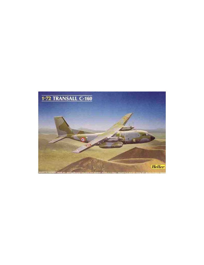 Avión Estático de Plástico, TRANSALL C160 , Escala 1/72  fabricante Heller