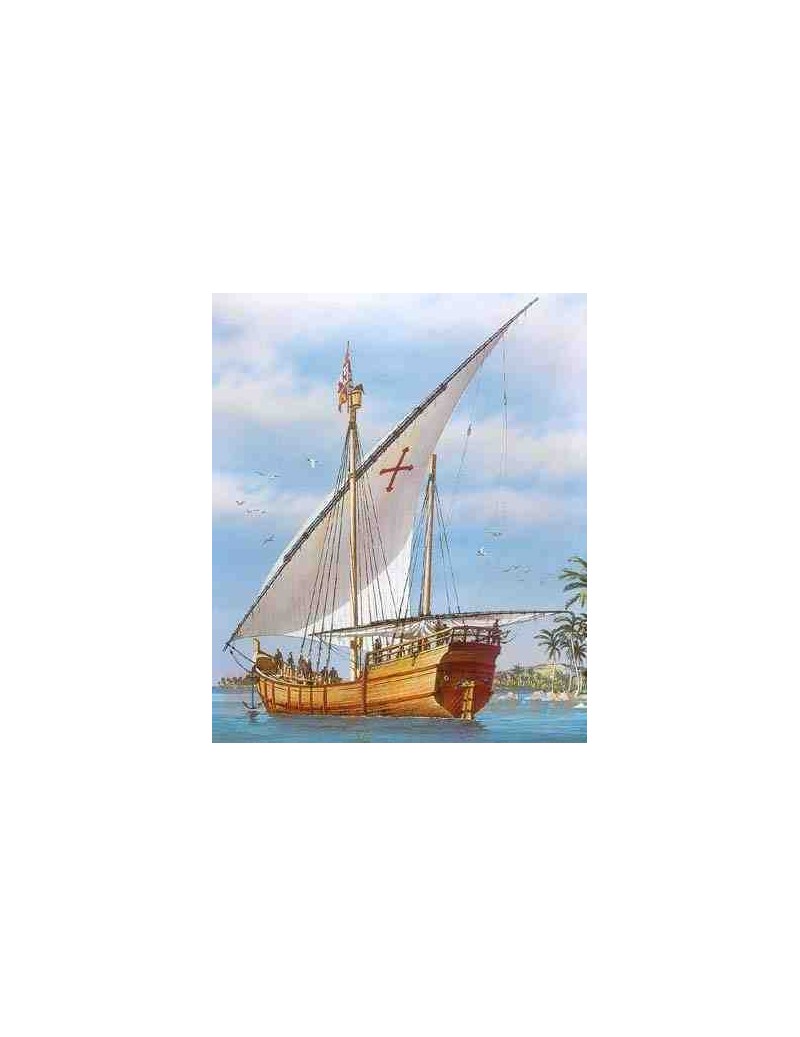Barco Estático de Época de Plástico, NIÑA 1492, fabricante Heller