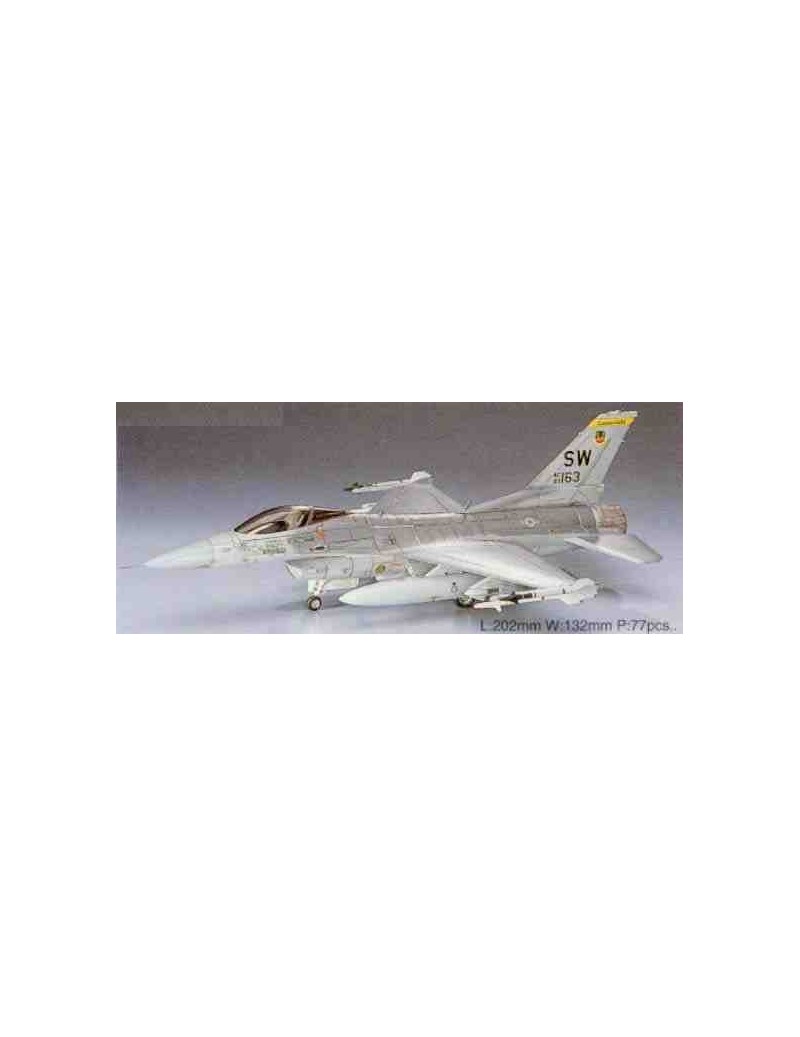 Avión Estático de Plástico, F-16C FIGHTING Falcón , Escala 1/72  fabricante Hasegawa. Modelismo Aviones. Bilti Hobby.