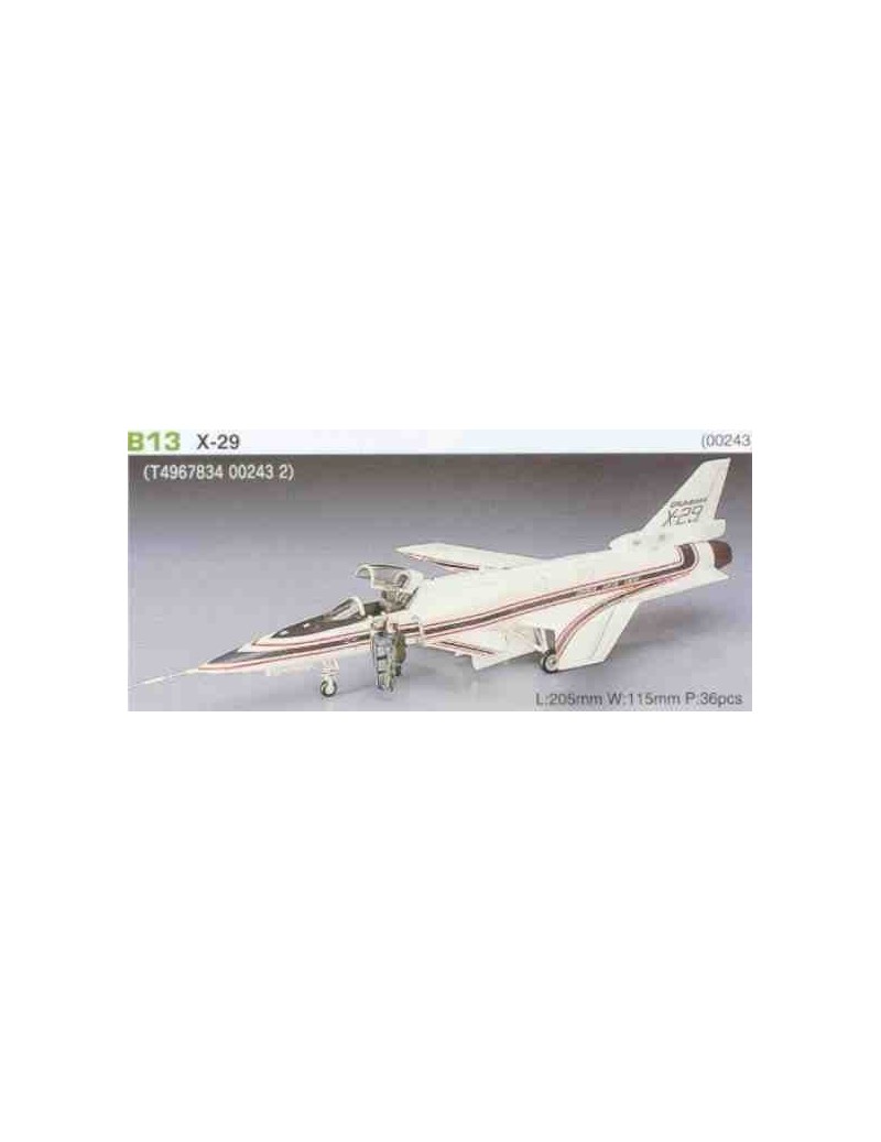 Avión Estático de Plástico, x -29 , Escala 1/72  fabricante Hasegawa