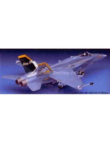 Avión Estático de Plástico, F/A-18C HORNET , Escala 1/72  fabricante Hasegawa. Modelismo Aviones. Bilti Hobby.