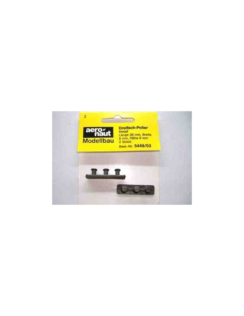 Bita Triple Barco Metalica 17 x 4 mm