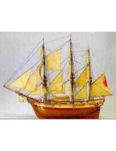 Barco Estático de Época en Madera, H.M.S. Country, fabricante Artesanía Latina