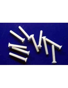 Tornillo NyLON M 5 x 40 AVELLANADO 6 uds.