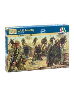 Figuras INFANTERIA D.A.K. alemana. Escala 1/72. Fabricante Italeri. Bilti Hobby Modelismo
