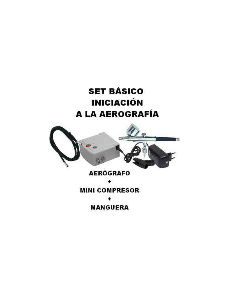 COMPRESOR D-15 + AEROGRAFO D-102 + MANGUERA