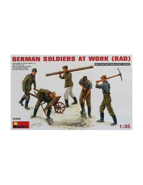 GERMAN SOLDIERS AT WORK (RAD) 1/35