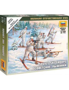 Figuras TROPAS SOVIETICAS CON SKIES WWII. Bilti Hobby Modelismo.
