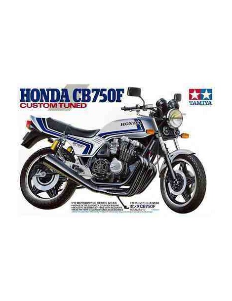 Moto Estática Honda CB750F Custom Tuned , Escala 1/12  fabricante Tamiya. Modelismo Motos. Bilti Hobby.