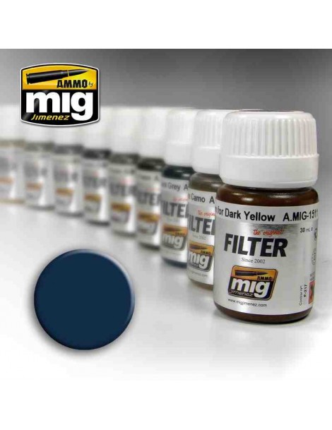 Filtro AZUL PARA GRIS PANZER / Filters BLUE FOR DARK GREY