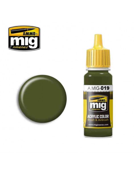 Pintura Acrilica VERDE RUSO / RUSSIAN GREEN 4BO