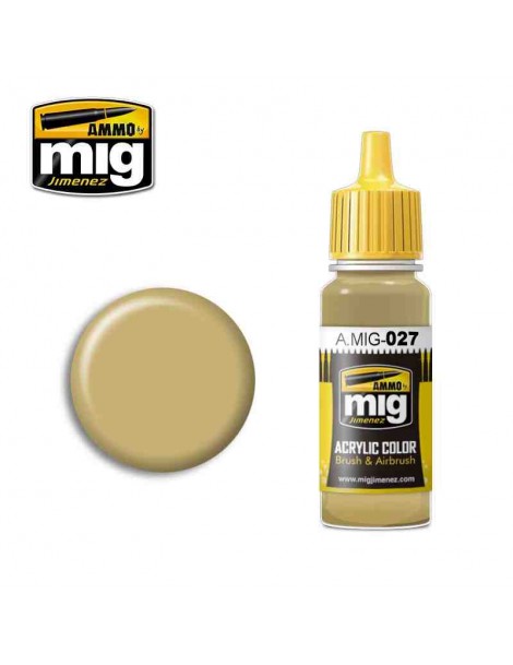 Pintura Acrilica BEIGE ARENA ALEMAN / GERMAN SAND BEIGE (RAL1039)
