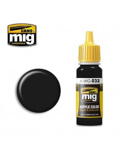Pintura Acrilica NEGRO SATINADO / SATIN BLACK