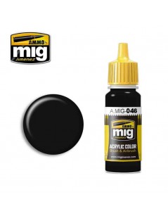Pintura Acrilica NEGRO MATE / MATT BLACK
