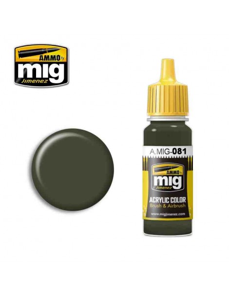Pintura Acrilica VERDE OLIA USA VIETNAM / US OLIVE DRAB POST WWII (FS24087)