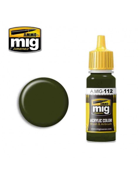 Pintura Acrilica VERDE OLIVA BRITANICO /   BRITISH 1944-45 OLIVE DRAB SCC15