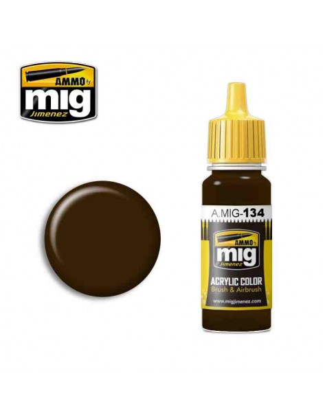 Pintura Acrilica MARRON ROJIZO QUEMADO / BURNT BROWN RED