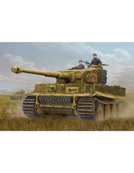Tanque Estático de Plástico, Panzer IV Tiger I , Escala 1/16 fabricante Hobby Boss