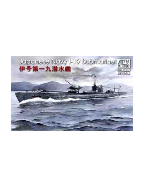 Submarino Estático de Plástico, JAPONES I-19 , Escala 1/350 fabricante AFV club fabricante AFV club